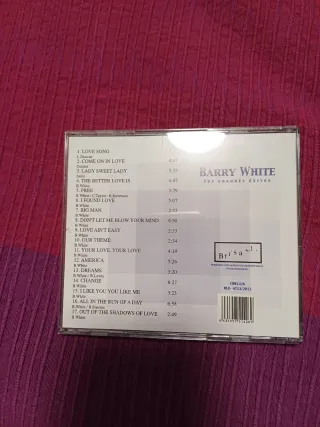 CD Barry White - Grandes Éxitos