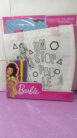 Barbie Plaid e Borsetta da Colorare