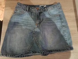 2 minifaldas vaqueras niña