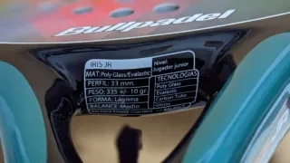 Pala pádel Bullpadel Iris JR