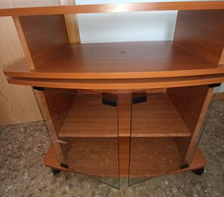 Mueble de TV color cerezo