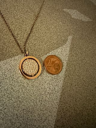 Cadena Plata 925 Rosado Corazón