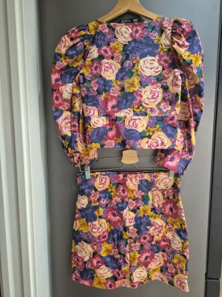 Conjunto Zara floral