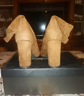 Tronchetti tacco 9,5 cm microfibra