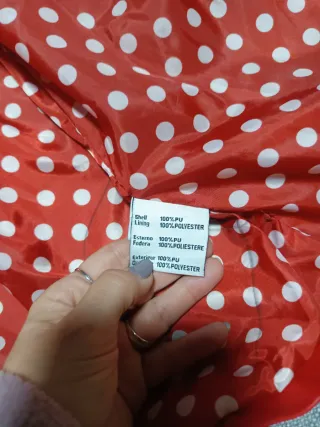 Cazadora Biker Roja Talla XL