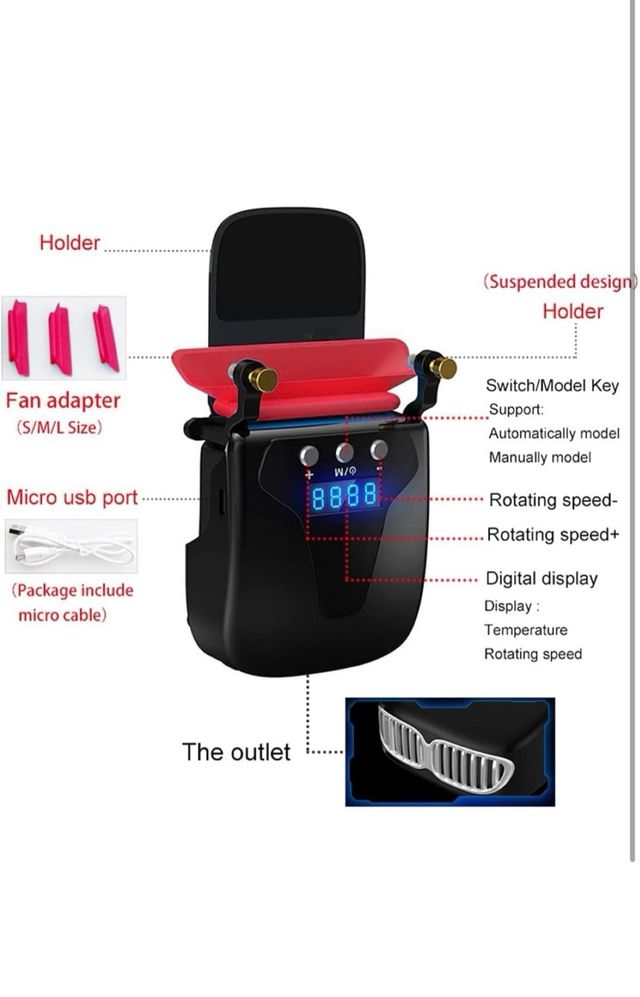 NUEVO! Ventilador Portátil de Vacío per Portatili