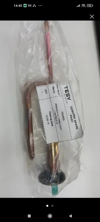 Resistencia Calentador TESY 102480 1.5kW