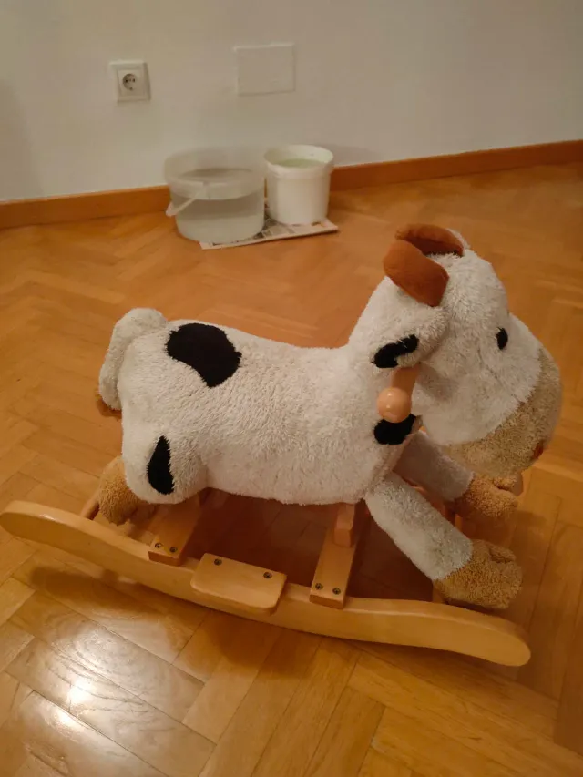Mecedora Vaca Peluche