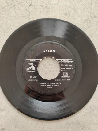 Vinile 45 giri Adamo - Fermare il tempo