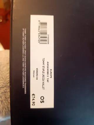 Cartera Tommy Hilfiger Cremallera