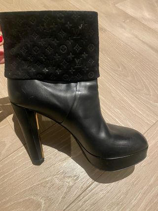 Botines Louis Vuitton Negros Talla 39,5