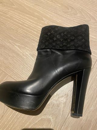 Botines Louis Vuitton Negros Talla 39,5