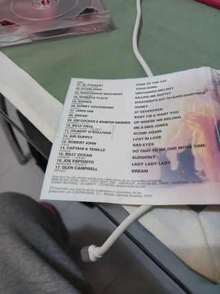 CD Inolvidables: 34 Baladas Románticas