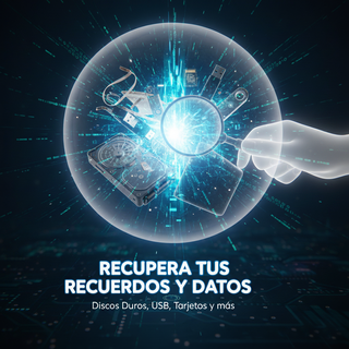 Recuperación Discos Duro, Pendrives, Tarjetas SD.