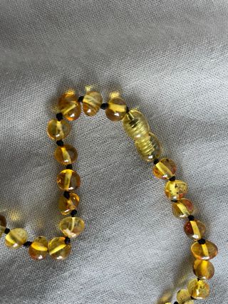 Collare Ambra Baltica per Bambini 35cm Nuovo