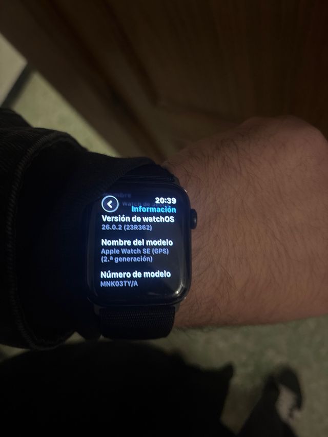 Apple Watch SE 2 Negro/Plata
