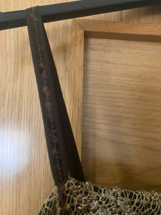 Vestido fiesta lentejuelas negro y dorado