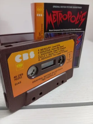 Musicassetta Metropolis Giorgio Moroder