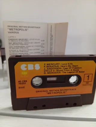Musicassetta Metropolis Giorgio Moroder