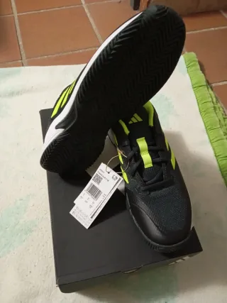 Zapatillas Adidas Gamecourt 2 Negro/Verde
