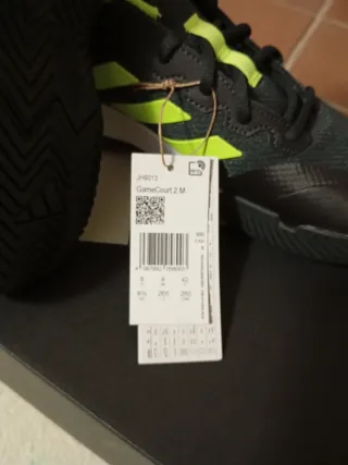 Zapatillas Adidas Gamecourt 2 Negro/Verde