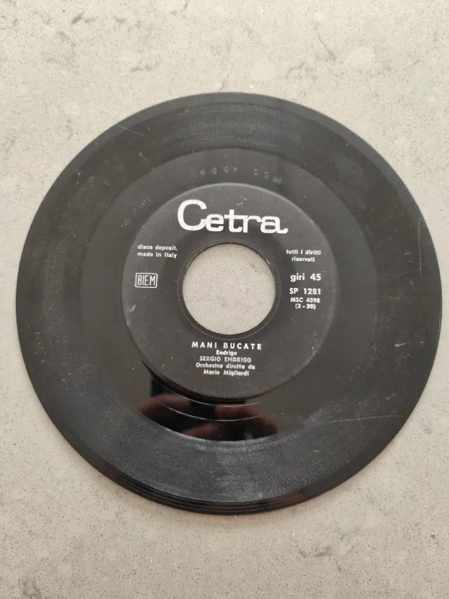 Vinile 45 giri Dimmi la verità Sergio Endrigo