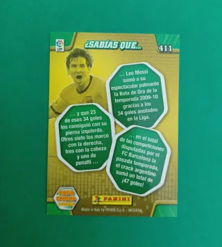 Cromo Messi Mega Cracks 2010/11 LFP