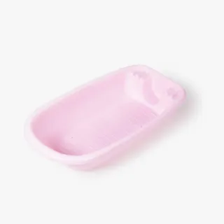 Muñeco bebé en bañera con accesorios