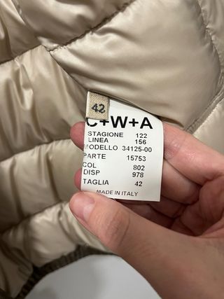 Cazadora acolchada Coast Weber & Ahaus dorada