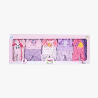 Pack 5 Pijamas Bebé 16 Pulgadas
