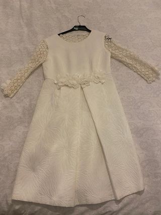 Vestido blanco María Picarreta
