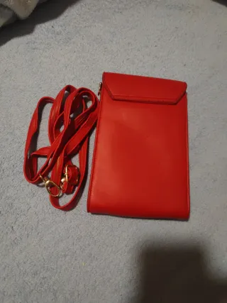 Bolso bandolera mujer rojo