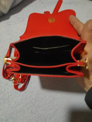 Bolso bandolera mujer rojo