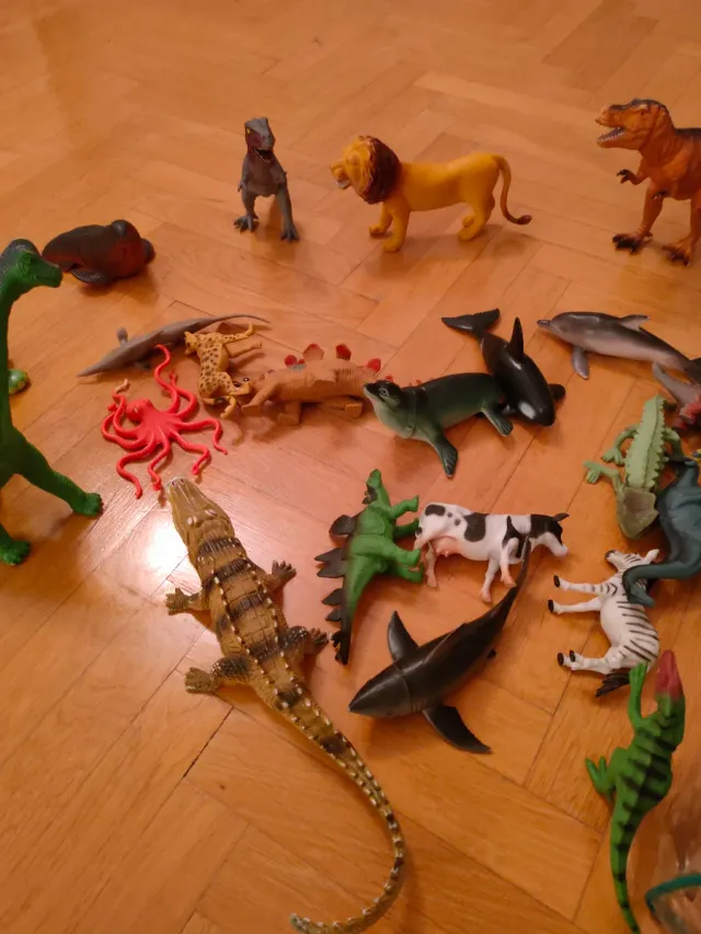 Colección animales bolsa transporte