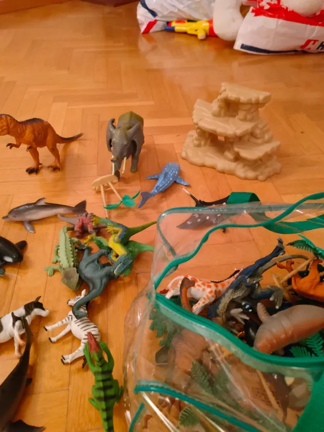 Colección animales bolsa transporte