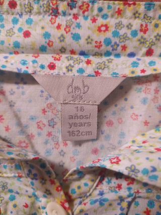 Blusa niña flores