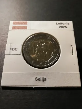 🇱🇻 2 Euro Commemorativi Lettonia 2025 Selija FDC