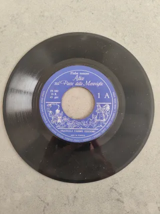 Vinile 45 giri Alice nel Paese delle Meraviglie