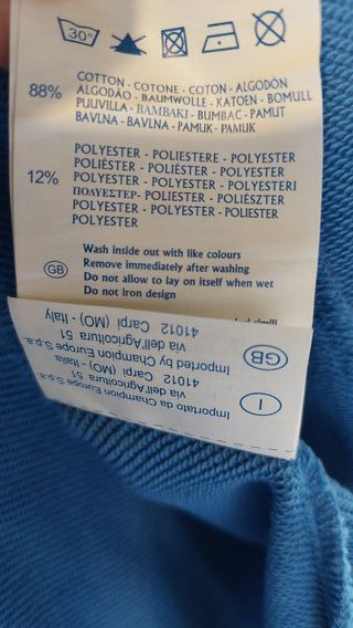 Felpa Champion Zip Uomo Taglia M