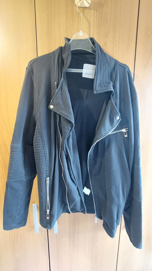 Giacca uomo Clayton nera con zip