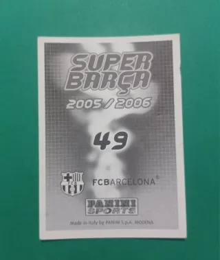 Cromos Messi Super Barça 2005/2006