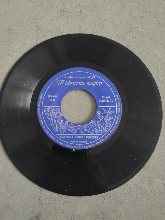 Vinile 45 giri Fiabe sonore N.19 Il libriccino mag