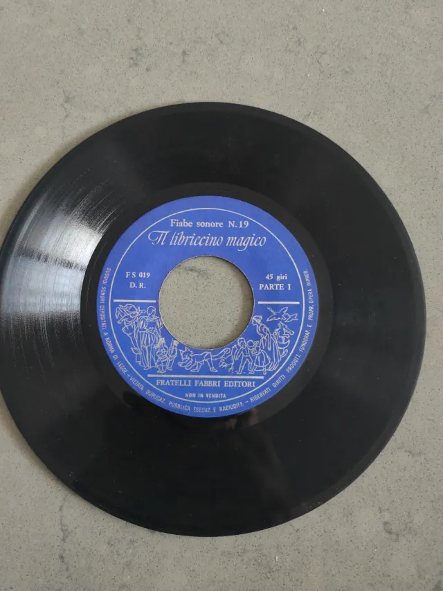 Vinile 45 giri Fiabe sonore N.19 Il libriccino mag