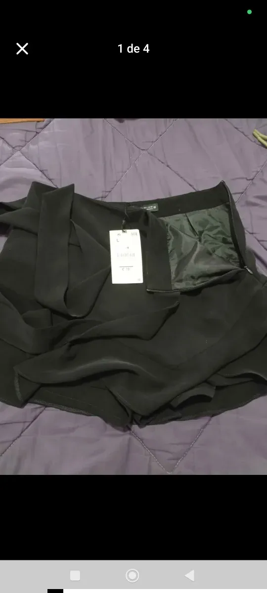 Falda pantalón Zara Talla L
