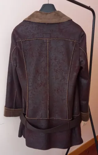 Abrigo corto Cop Copine marrón