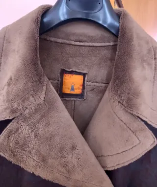 Abrigo corto Cop Copine marrón