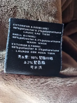 Abrigo corto Cop Copine marrón