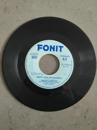 Domenico Modugno - Piove 45 Giri Fonit