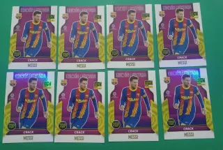 8 Cromos Messi Edición Limitada Panini