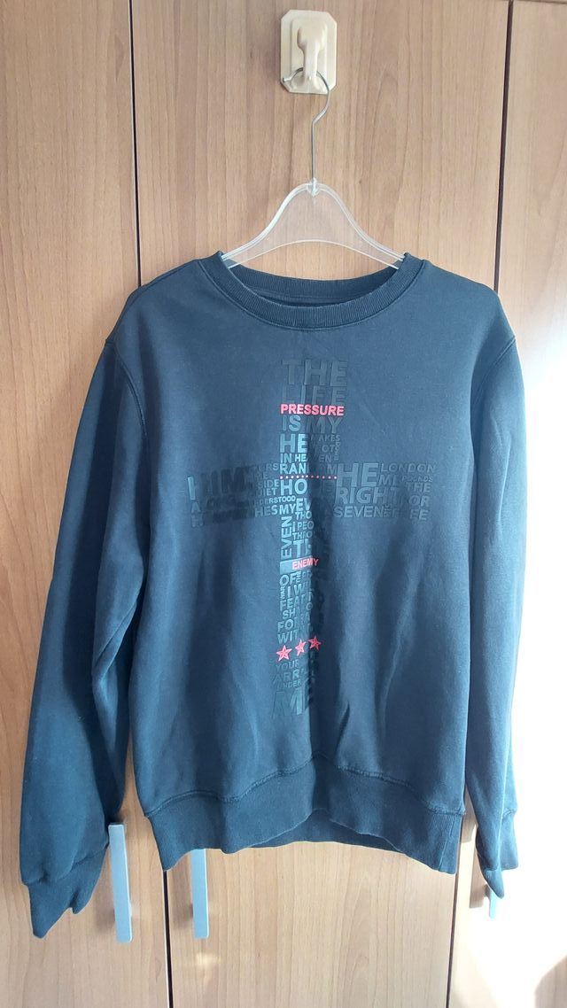 Maglia nera Clayton taglia M